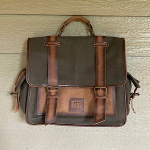 Mens satchel 20-22"W approximately